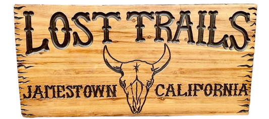 2’x4’ California Redwood Custom Sign