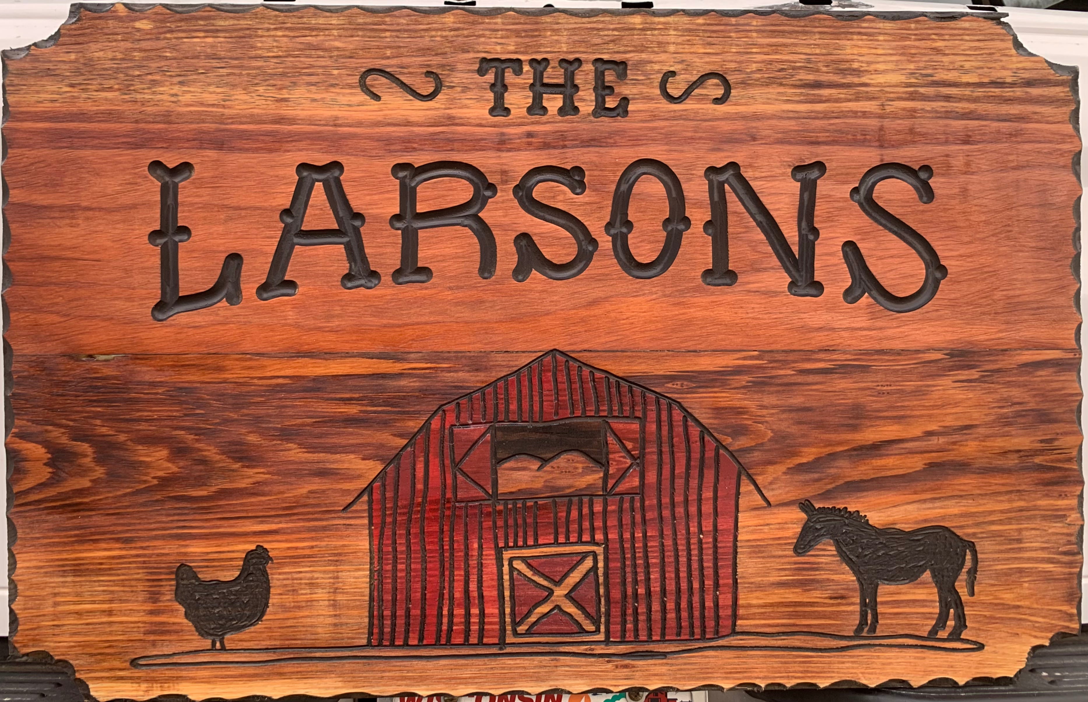 Redwood Sign 2’x4’ CALIFORNIA REDWOOD SIGN – Yellowstone Redwood Signs